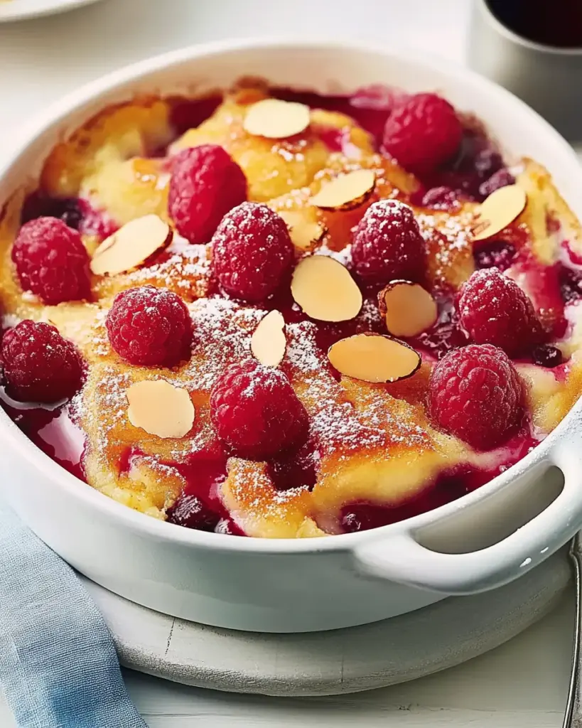 Pouding aux fruits et amandes