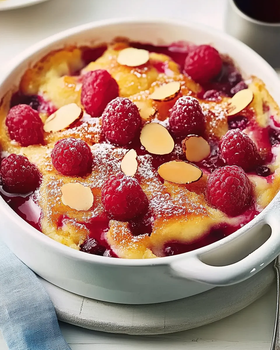Pouding aux fruits et amandes