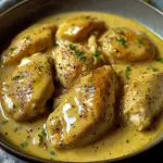 Poulet mijoté moutarde