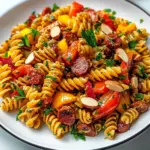 Salade de pâtes au chorizo