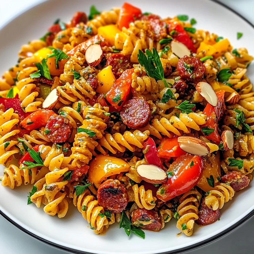 Salade de pâtes au chorizo
