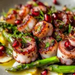Salade fenouil asperges pieuvre