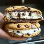 Sandwich crème glacée biscuits