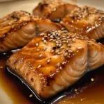 Saumon mariné en sauce