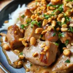 Sauté de porc et cacahuète