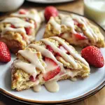 Scones végétaliens aux fraises