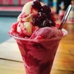 Slush Mont-Blanc cerises