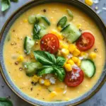 Soupe froide maïs douceur