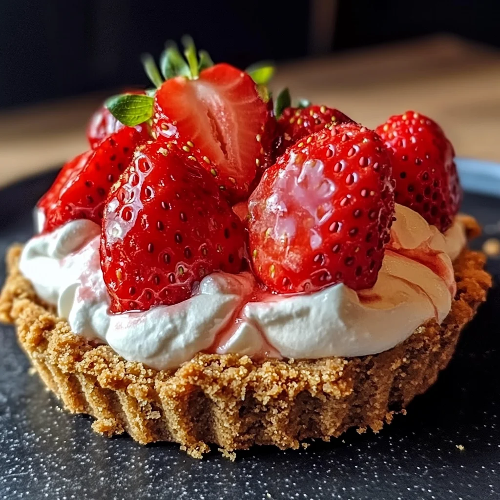 Tarte fraises et spéculoos