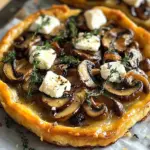 Tarte tatin aux champignons