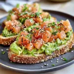 Tartines avocat saumon sésame