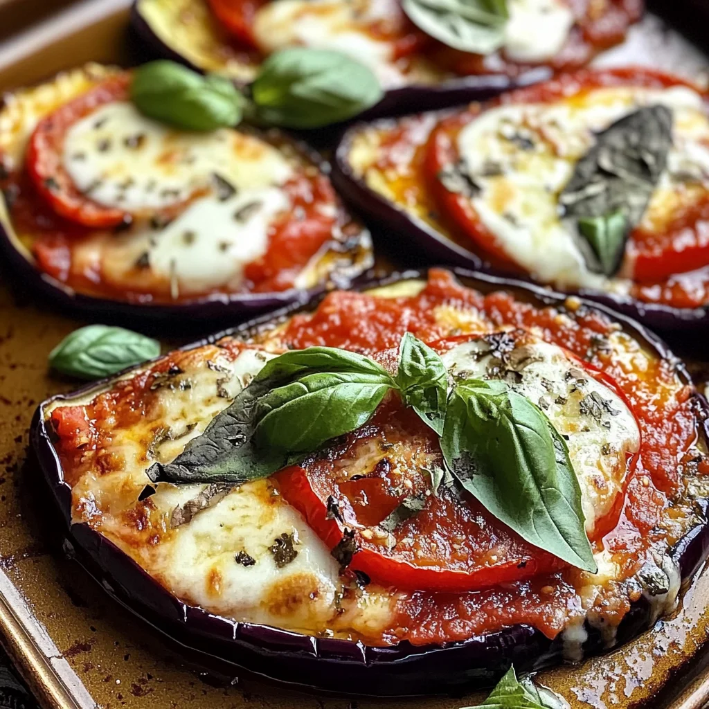 Aubergine façon pizza express