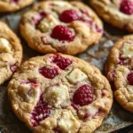 Biscuits framboises chocolat blanc
