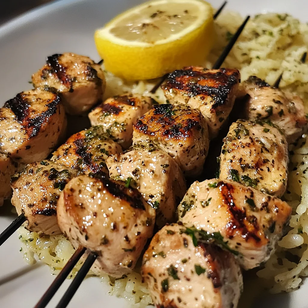 Brochettes souvlaki savoureuses