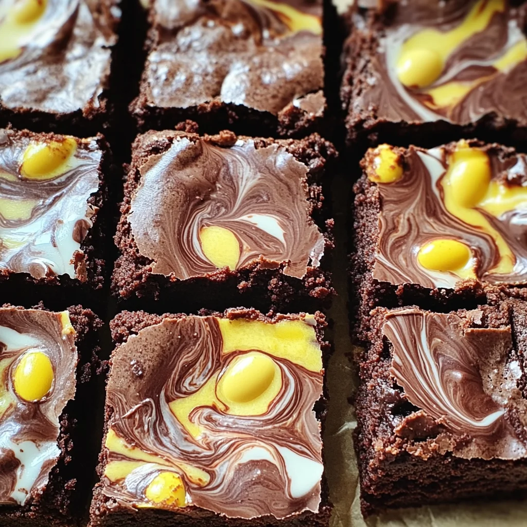 Brownies aux œufs de Pâques