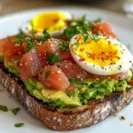 Bruschetta thon avocat œuf