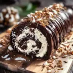 Bûche chocolat noix de coco