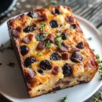 Cake aux pruneaux et lardons