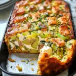 Cake salé poireaux chèvre saumon
