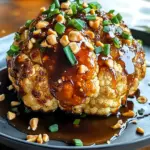 Chou-fleur sauce cacahuètes