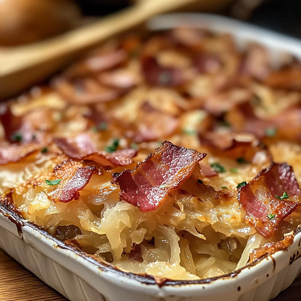Choucroute allemande gratinée