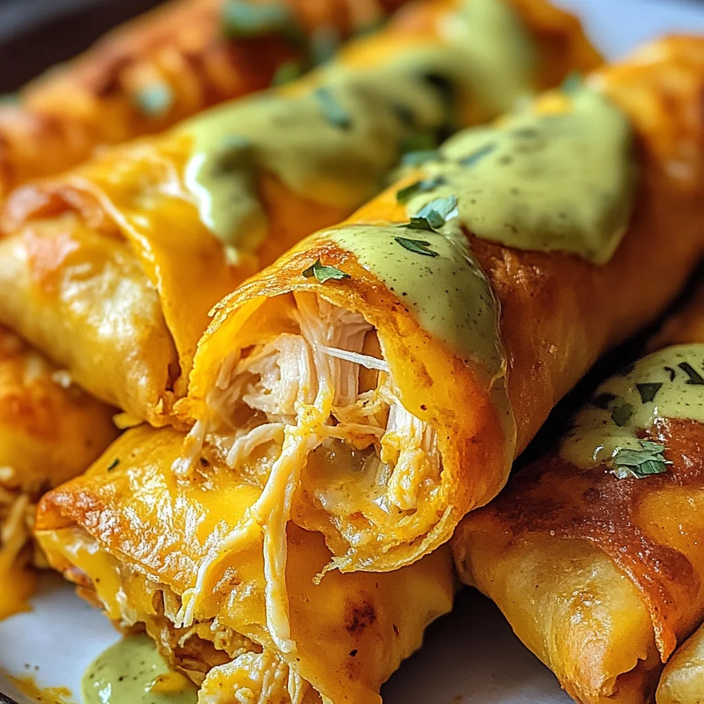 Cigarillos poulet fromage curry