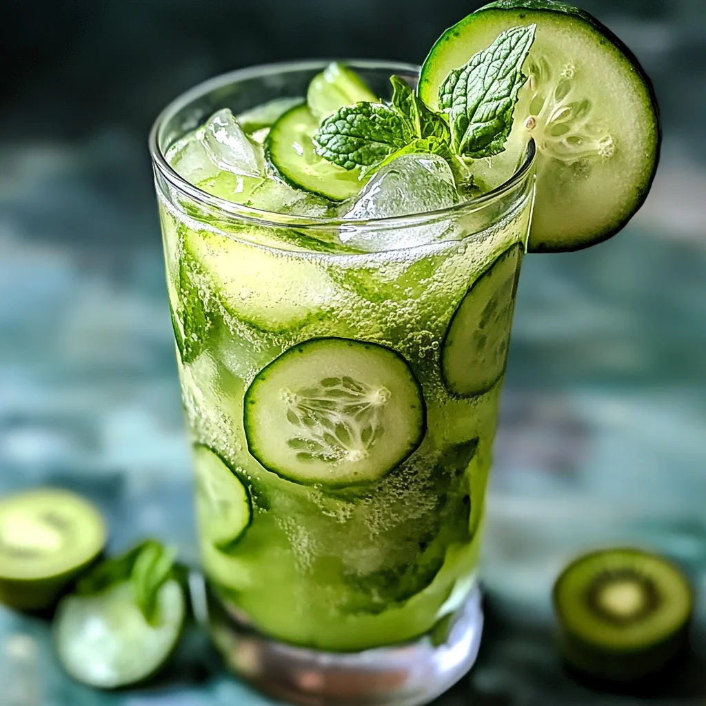 Citronnade concombre facile rapide