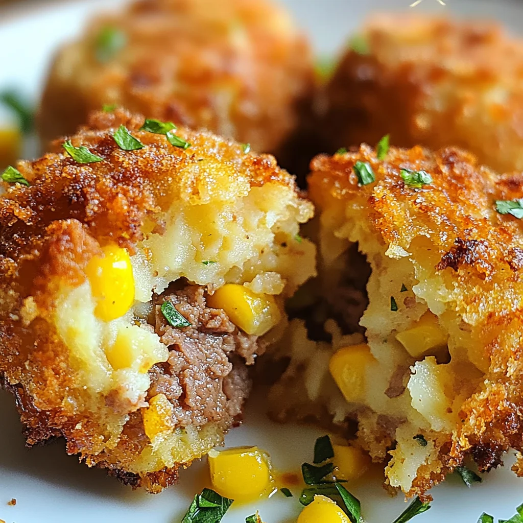 Croquettes au pâté chinois