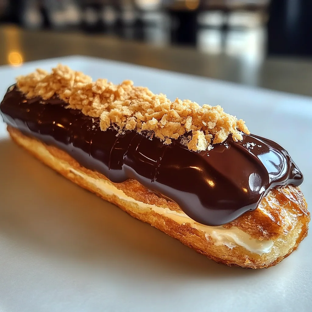 Éclairs au chocolat, délicieux