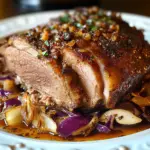 Épaule porc rôtie cabane