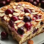 Gâteau cerises et amandes