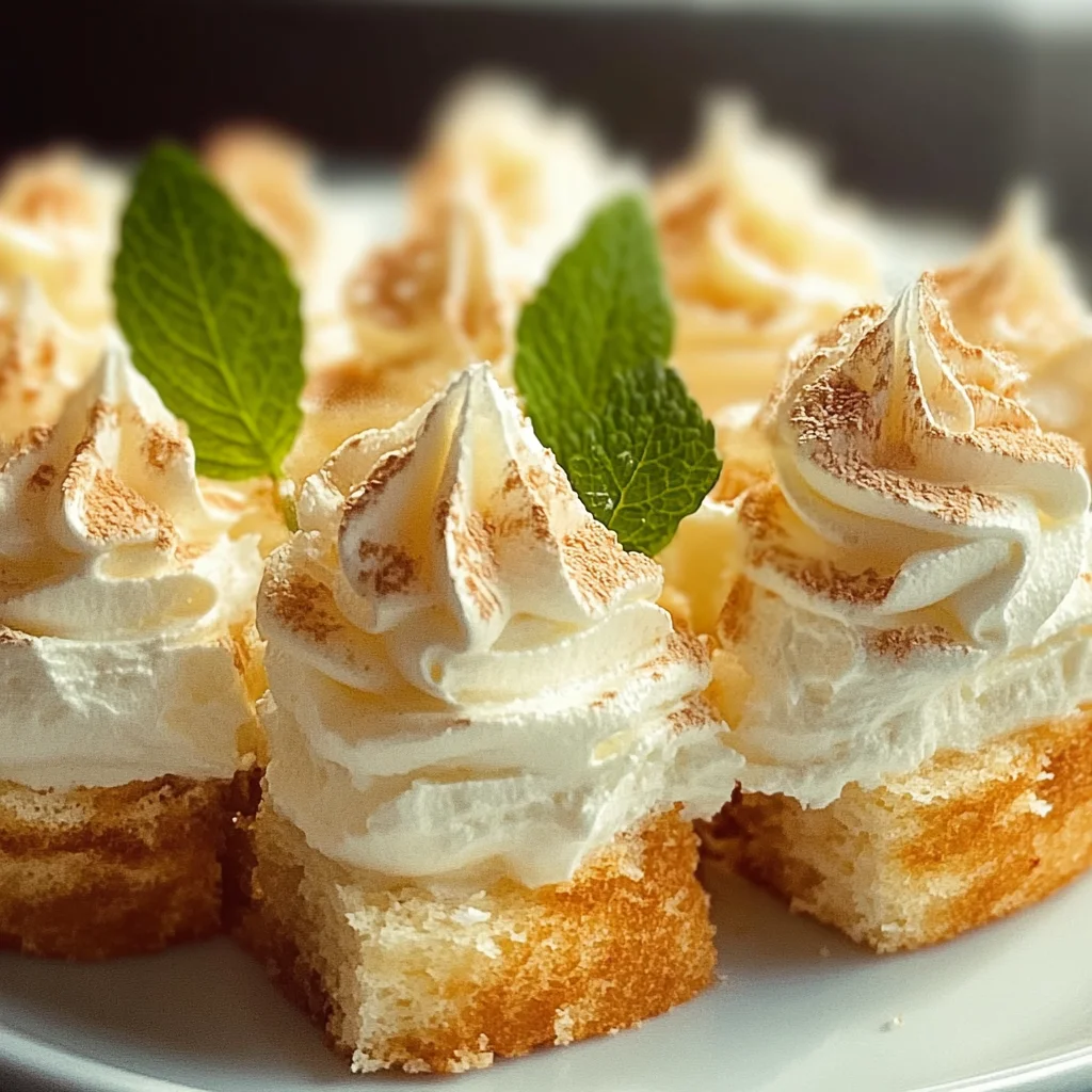 Gâteau des anges menthe sapin