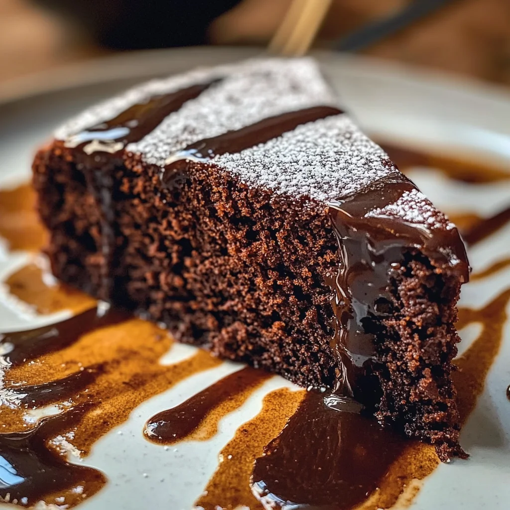 Gâteau moelleux à la mélasse