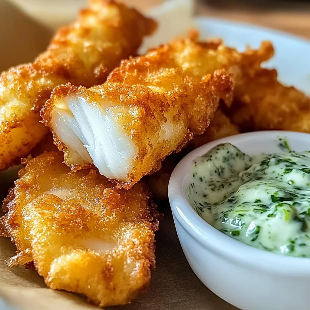 Goujonnettes de flétan Gaspésie
