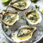 Huîtres et sauce coco citronnelle