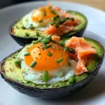 Oeuf cocotte avocat saumon