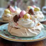 Pavlova légère pour Pâques
