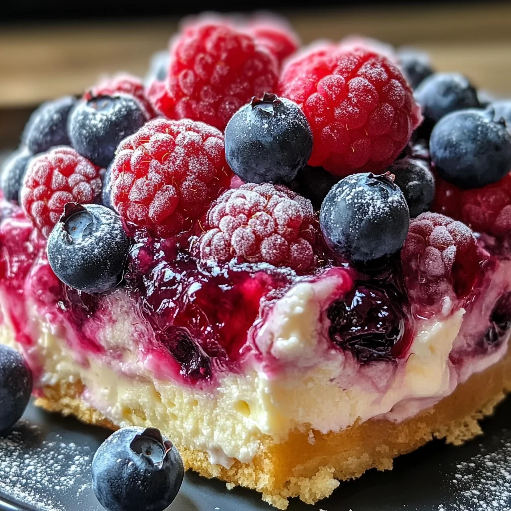 Pouding aux fruits surgelés