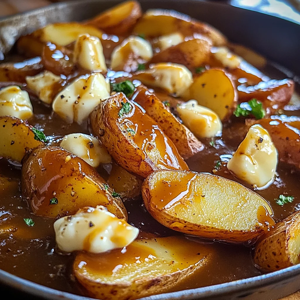 Poutine facile cuite au four
