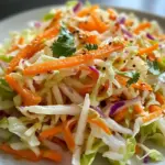 Salade fraîcheur chou et carotte