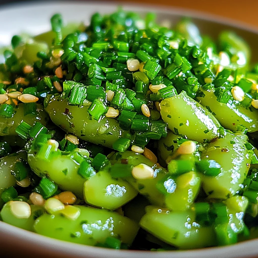 Salade gourganes et vinaigrette