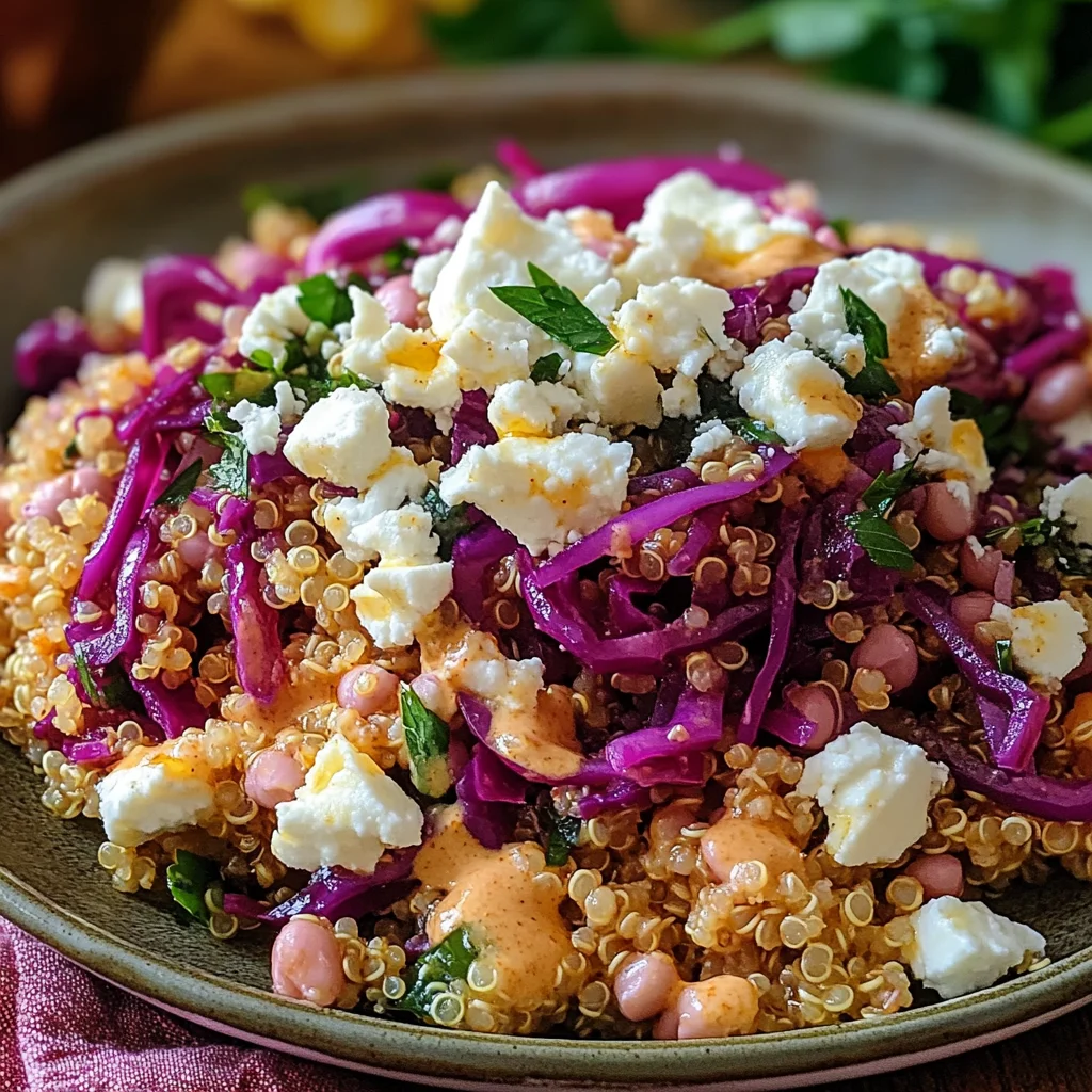 Salade quinoa et feta