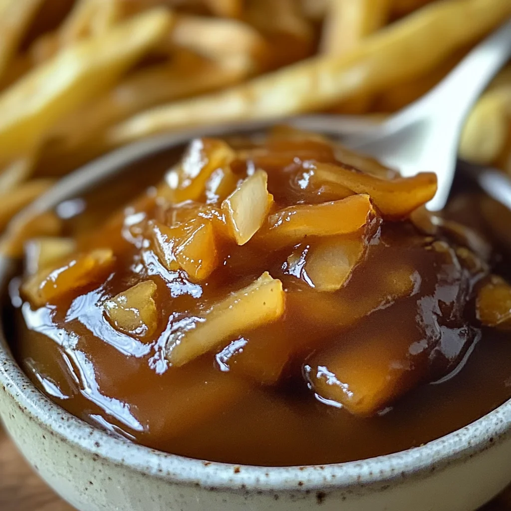 Sauce pour poutine classique