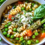 Soupe minestrone du printemps