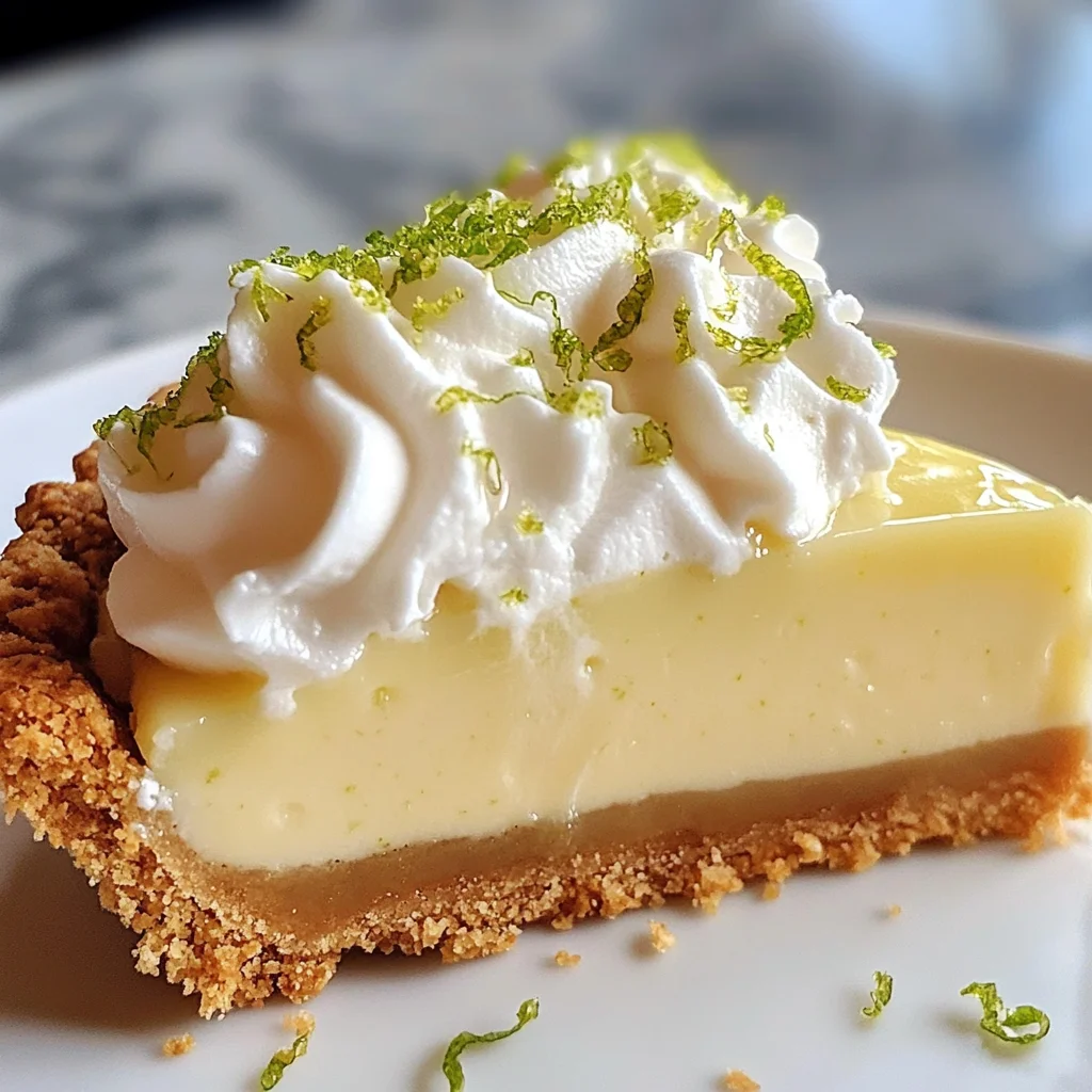 Tarte exquise à la lime