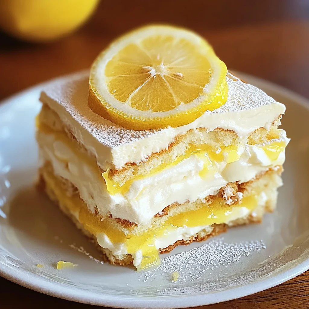 Tiramisu au lemon curd frais