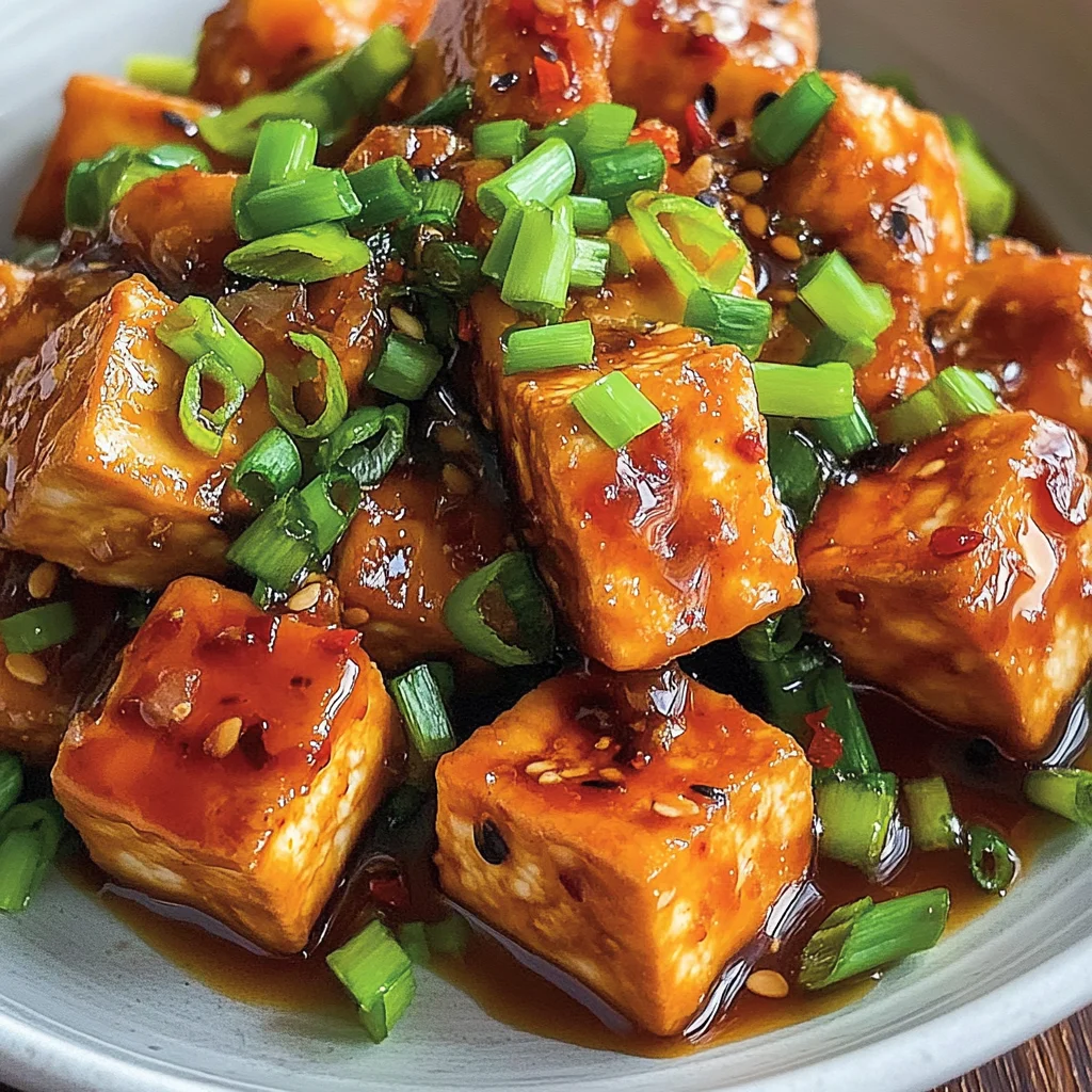 Tofu Général Tao savoureux