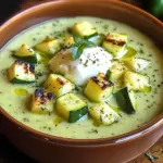 Velouté onctueux de courgettes