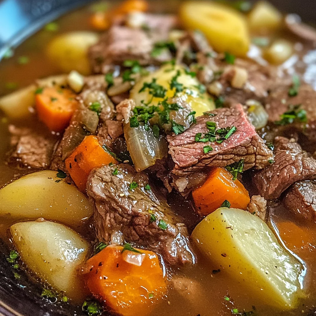 Bouilli de bœuf aux légumes