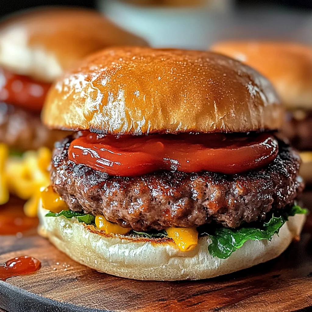 Boulettes de hamburger savoureuses